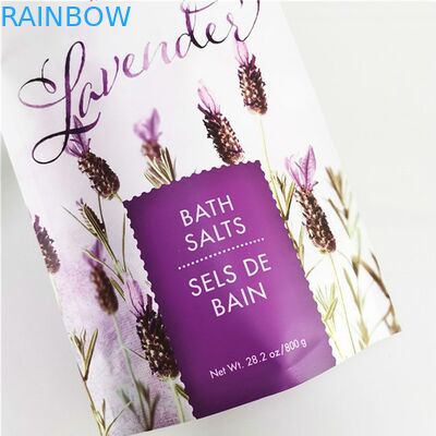 Η ελεύθερη δειγμάτων ψηφιακή εκτύπωσης Resealable στάση τσαντών λουτρών αλατισμένη συσκευάζοντας επάνω στο σώμα καφέ σακουλών 200G τρίβει την τσάντα