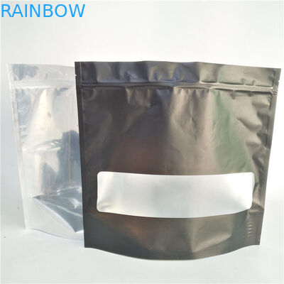 Διαφανής SGS παραθύρων πλαστική τσάντα Mylar Doypack Baggies ζιζανίων