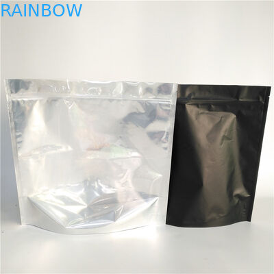 Διαφανής SGS παραθύρων πλαστική τσάντα Mylar Doypack Baggies ζιζανίων