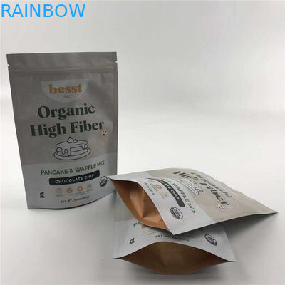 Στάση επάνω στη σακούλα φερμουάρ με το παράθυρο Doypack για τα ξηρά φρούτα