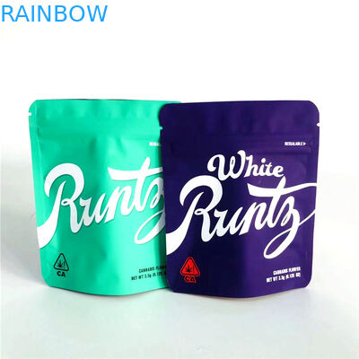 Αποδεκτή συνήθεια αποθεμάτων Gummy συσκευάζοντας στάση αφής τσαντών μαλακή επάνω στις τσάντες