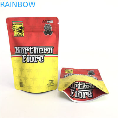 Gummy βοτανική στάση PE CMYK 180mic Mylar επάνω στην εκτύπωση όφσετ τσαντών