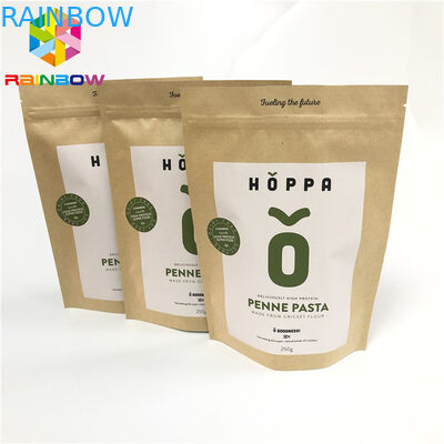 Τσάντα εγγράφου συσκευασίας τροφίμων εκτύπωσης VMPET Gravnre με το φερμουάρ