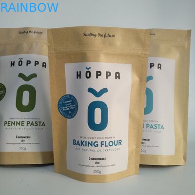 Στάση επάνω στις συσκευάζοντας τσάντες φασολιών καφέ MPET CMYK 200 μικρά