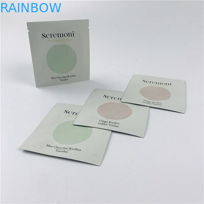 Η συνήθεια τύπωσε μικρές τρεις σφραγισμένες πλευρά συσκευάζοντας τσάντες με τα μικρά σακούλια φερμουάρ για τη συσκευασία τσαγιού