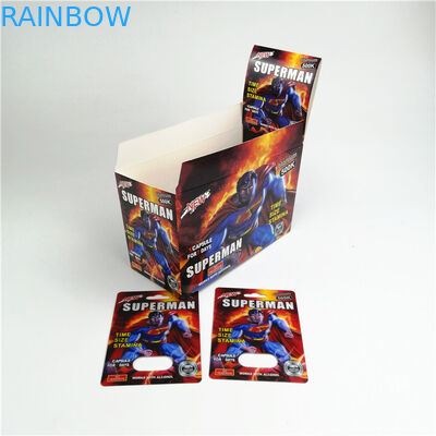 Συσκευάζοντας κάρτα 9x12cm χαπιών φύλων εκτύπωσης CMYK μεταξιού