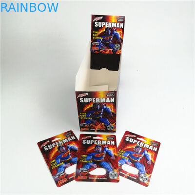 Συσκευάζοντας κάρτα 9x12cm χαπιών φύλων εκτύπωσης CMYK μεταξιού