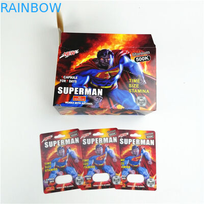 Συσκευάζοντας κάρτα 9x12cm χαπιών φύλων εκτύπωσης CMYK μεταξιού