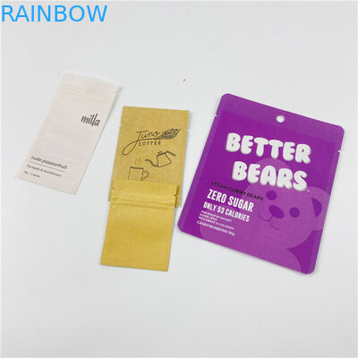 Ψηφιακή Ziplock εκτύπωσης MOPP λιπασματοποιήσιμη επίπεδη τσάντα 23x35cm σακουλιών