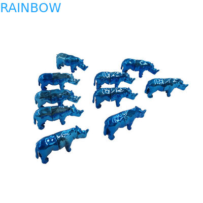 Πλαστική μορφή 350g αλόγων μπουκαλιών χαπιών πάνθηρων ρινοκέρων χαπιών φύλων CMRK