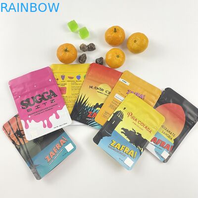 Ανακυκλώστε τον πλαστικό καφέ σώματος τρίβει τη συσκευάζοντας στάση αργιλίου Doypack εκτύπωσης τσαντών φύλλων αλουμινίου Mylar επάνω στις τσάντες σακουλών φερμουάρ