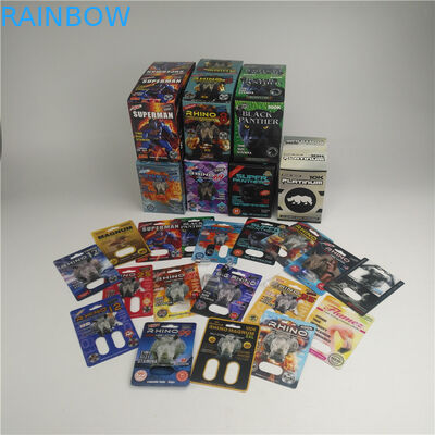 SGS 200mic τρισδιάστατη κάρτα φουσκαλών για τα αρσενικά χάπια 500K 600k