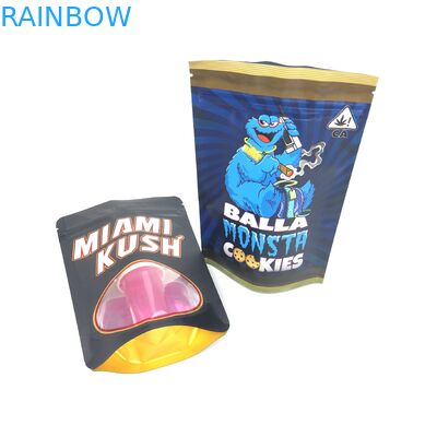 Στάση φερμουάρ φερμουάρ MOPP 8OZ Doypack επάνω στη σακούλα VMPET