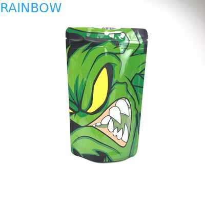 τσάντες κλειδαριών φερμουάρ τροφίμων 120microns MOPP VMPET για το πράσινο τσάι