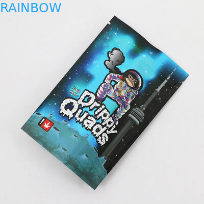 Συσκευάζοντας τσάντα ζιζανίων απόδειξης CMYK Mylar μυρωδιάς φερμουάρ φύλλων αλουμινίου