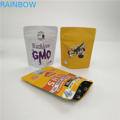 Συσκευάζοντας μπισκότα τσαντών 3.5g πετρελαίου κάνναβης VMPET 100micron CBD Canabies