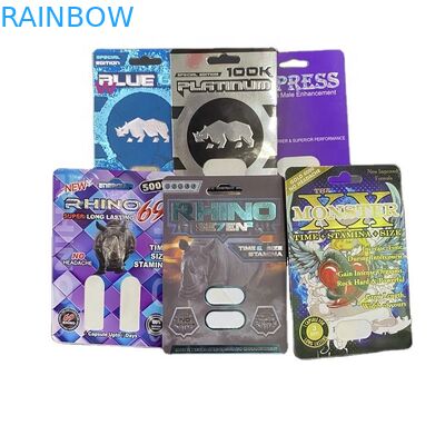 Μπλε τρισδιάστατες κάρτες ρινοκέρων 6K Plantinum 100K 350g Whiteboard