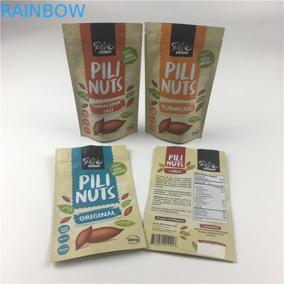 Το φύλλο αλουμινίου τοποθέτησε το Resealable Ziplock Mylar σε στρώματα τσάι Doypack Matcha τσαντών