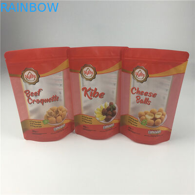 Παγωμένη Ziplock φύλλων αλουμινίου αργιλίου παραθύρων 120micron VMPET τσάντα CMYK