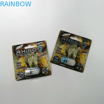 Μαύρες άσπρες κάρτες εγγράφου χαπιών φύλων πάνθηρων CMYK 8*12cm για το χάπι