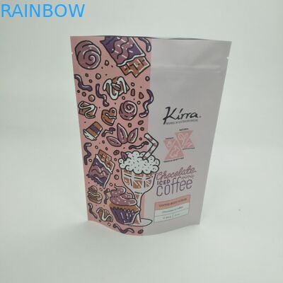 Resealable στάση ταινιών MOPP VMPET Bolsa ματ επάνω στη σακούλα για τα φασόλια Doypack