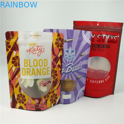 Ziplock εξόδων Gravure τσαντών συσκευασίας Edibles Mylar εκτύπωση