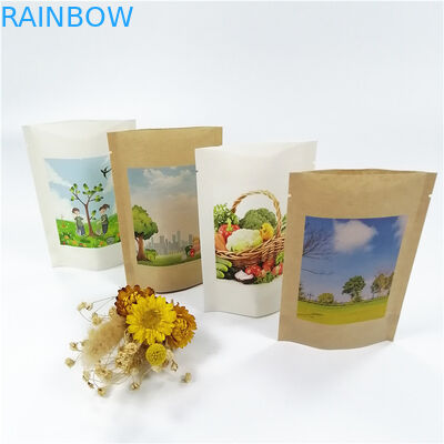 Βιοδιασπάσιμη συσκευάζοντας τσάντα εγγράφου 100mircon VMPET Kraft