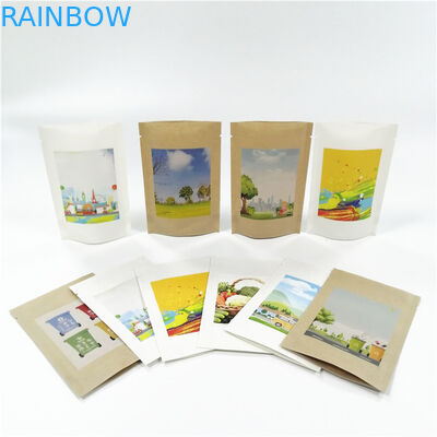 Βιοδιασπάσιμη συσκευάζοντας τσάντα εγγράφου 100mircon VMPET Kraft