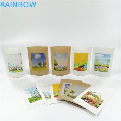 Βιοδιασπάσιμη συσκευάζοντας τσάντα εγγράφου 100mircon VMPET Kraft