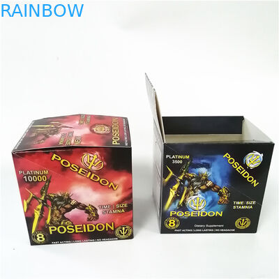 500k σεξουαλικές τρισδιάστατες πλαστικές κάρτες χαπιών με την επίδειξη 24ct 30ct