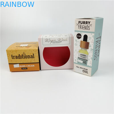 Καυτά σφράγισης χαρτονιού κιβώτια εγγράφου μπισκότων τυπωμένα συνήθεια με το ιδιωτικό λογότυπο