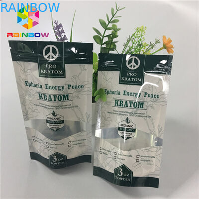 Resealable Ziplock Mylar απόδειξης μυρωδιάς στάση επάνω στις σακούλες με το παράθυρο