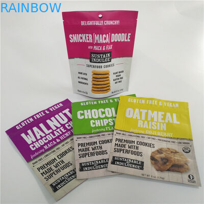 Πλαστική στάση επάνω Ziplock στις συσκευάζοντας τσάντες τυπωμένος βαθμός τροφίμων 1 γαλονιού