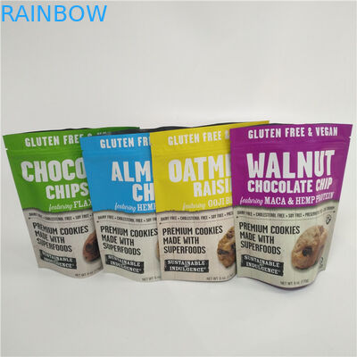 Πλαστική στάση επάνω Ziplock στις συσκευάζοντας τσάντες τυπωμένος βαθμός τροφίμων 1 γαλονιού