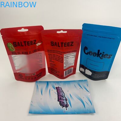 CBD πετρελαίου σαφής παραθύρων Mylar απόδειξη παιδιών τσαντών συσκευασίας φύλλων αλουμινίου πλαστική