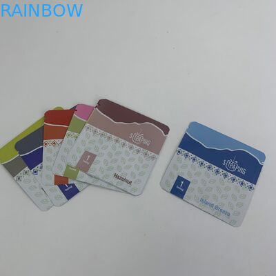 Κρέμας προσαρμοσμένη τσάντα εκτύπωση συσκευασίας δειγμάτων 5g 10g 20g μίνι καλλυντική