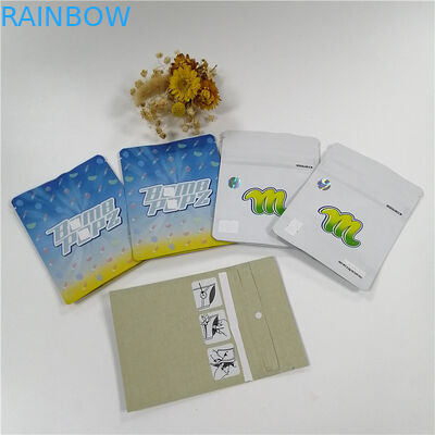 Βοτανικές επαναχρησιμοποιήσιμες Ziplock θυμιάματος τσάντες 1 γραμμάριο 3.5g 7g που συγκολλιέται με θερμότητα