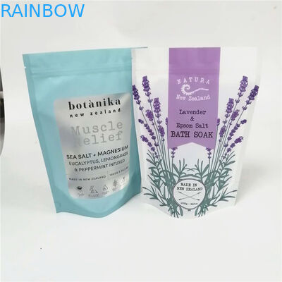 Ωκεάνιες αλατισμένες πλαστικές σακούλες θάλασσας που συσκευάζουν το μόνο μόνιμο Resealable λογότυπο συνήθειας