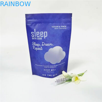 Ωκεάνιες αλατισμένες πλαστικές σακούλες θάλασσας που συσκευάζουν το μόνο μόνιμο Resealable λογότυπο συνήθειας