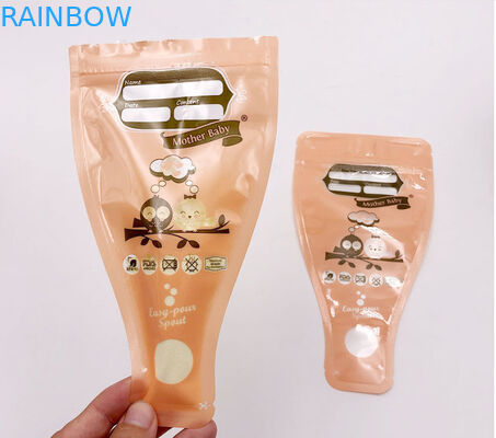 Η προ αποστειρωμένη παγώνοντας αποθήκευση μητρικού γάλα 8oz τοποθετεί το διπλό φερμουάρ που σφραγίζεται σε σάκκο