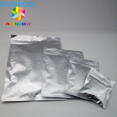 5 η σαφής σακούλα 3 φύλλων αλουμινίου αποθήκευσης τροφίμων εμποδίων Mylar γαλονιού πλευρά σφράγισε 10» Χ 14»