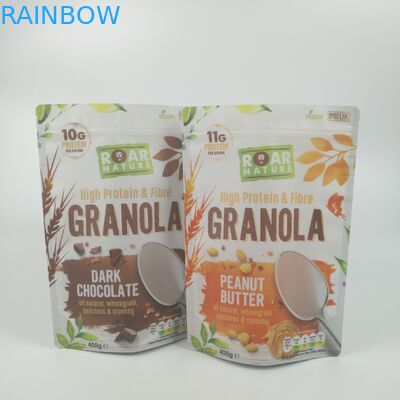 Ziplock στάση επάνω αργιλίου φύλλων αλουμινίου στη Resealable συσκευασία τροφίμων σακουλών ανακυκλώσιμη