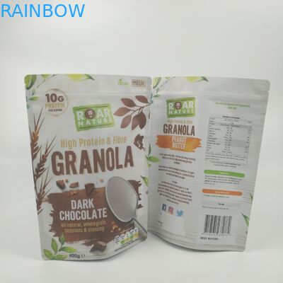 Ziplock στάση επάνω αργιλίου φύλλων αλουμινίου στη Resealable συσκευασία τροφίμων σακουλών ανακυκλώσιμη