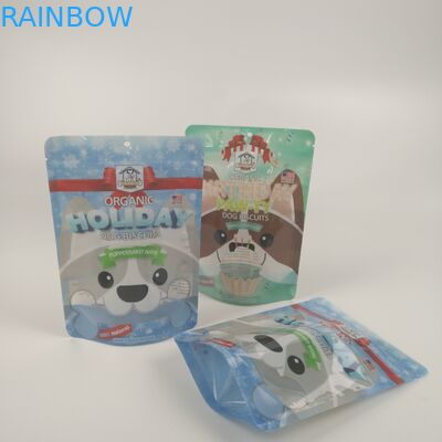 Στάση Mylar μπισκότων κοτόπουλου σκυλιών επάνω στο προσαρμοσμένο λογότυπο συσκευασίας τροφίμων της Pet