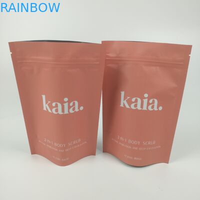 Καλλυντική πλαστική στάση επάνω ματ τελειωμένου Resealable τσαντών εμποδίων φερμουάρ