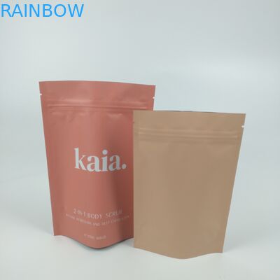 Καλλυντική πλαστική στάση επάνω ματ τελειωμένου Resealable τσαντών εμποδίων φερμουάρ