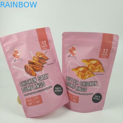 Καφέ ματ μόνη στάση τσαντών εμποδίων φερμουάρ τυπωμένη συνήθεια που τοποθετείται σε στρώματα