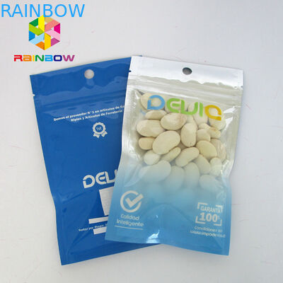 Σαφείς πλαστικές τρεις πλευρές συγκολλούν την τυπωμένη σακούλα 120Mic με θερμότητα φύλλων αλουμινίου αλουμινίου