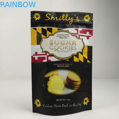 Πλαστική απόδειξη μυρωδιάς τσαντών φερμουάρ φύλλων αλουμινίου αργιλίου Mylar μόνιμη που προσαρμόζεται που τυπώνεται