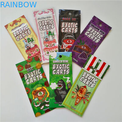 Η συνήθεια τύπωσε το ανακυκλώσιμο ζιζάνιο απόδειξης μυρωδιάς Mylar Gummy αντέχει την εδώδιμη Resealable Ziplock συσκευάζοντας τσάντα